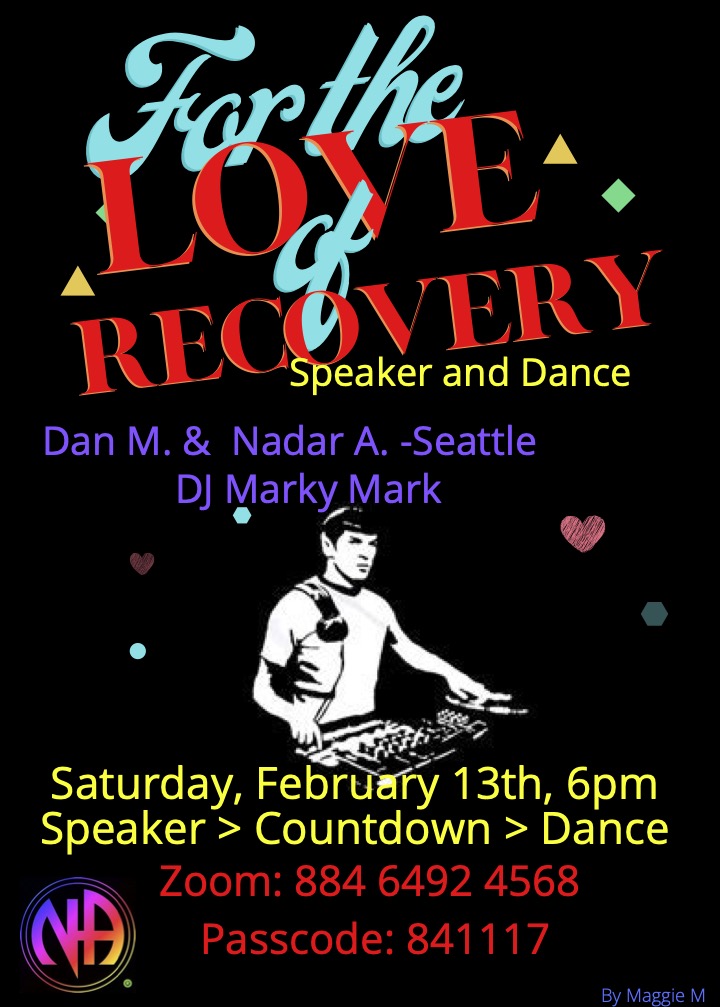 For the Love of Recovery flyer